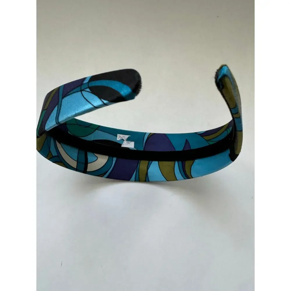 NWOT A Bundle of Five Head Bands- Retro Print and Black Rhinestone